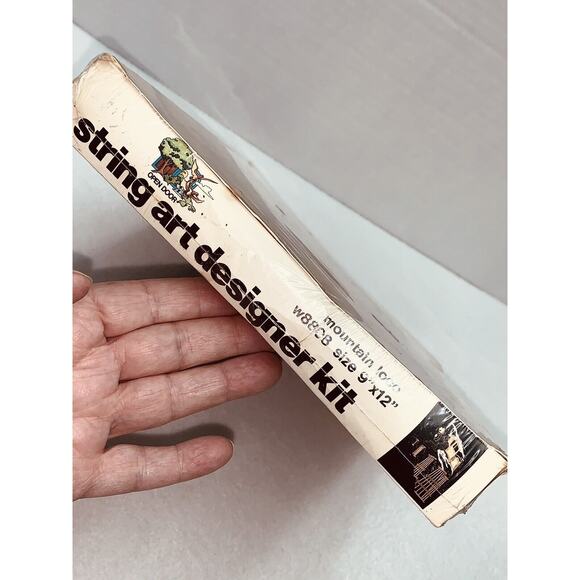 NOS String Art Designer Kit 1980 Mountain Loco Train Railroad Locomotive Sealed - Picture 9 of 11